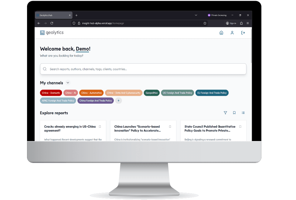 Geolytics.Hub demo preview